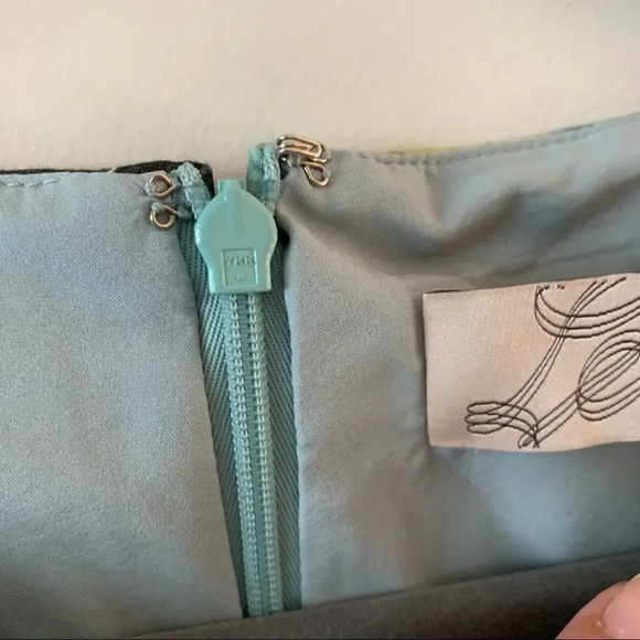 Lela Rose Water Color Abstract Sheath Dress Women’s Size 10 Spring Wedding Silk - Picture 8 of 11